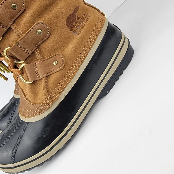 Sorel Boots Joan of Arctic Waterproof Winter Faux Fur Tall Insulated Tan Suede - Picture 6 of 14